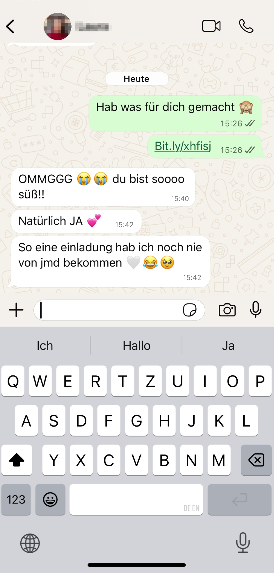 Chat-Reaktion